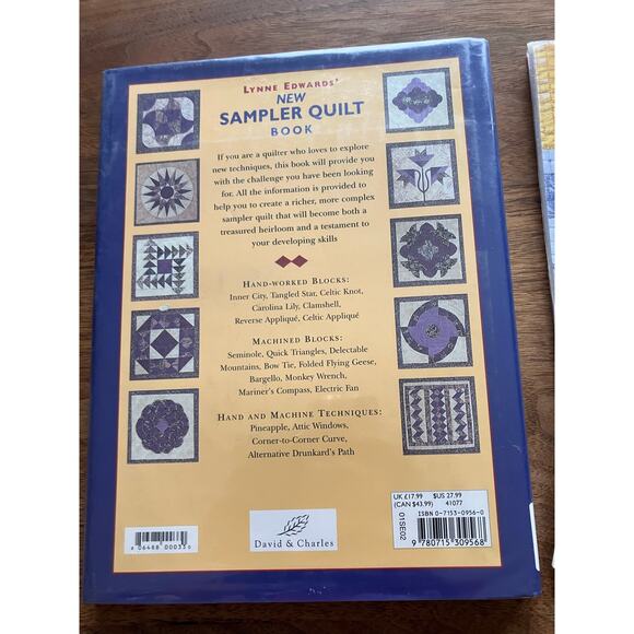 Lot of 3 Quilting Books EX-Library | Sampler, Grid Quilts, Quilting Workshop - Picture 4 of 9